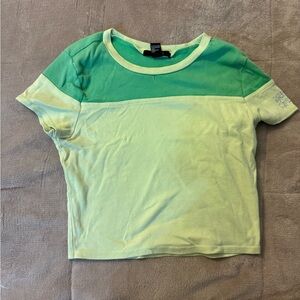 Forever 21 Y2K Crop Top Green Lime